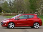 Peugeot 308 GT THP 175 3-Door 2009 года (UK)